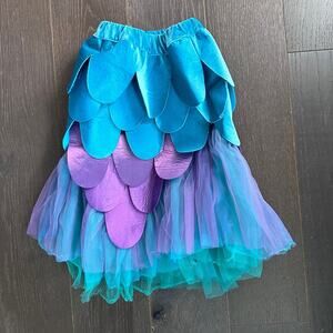 Hanna Andersson mermaid skirt Halloween costume one size